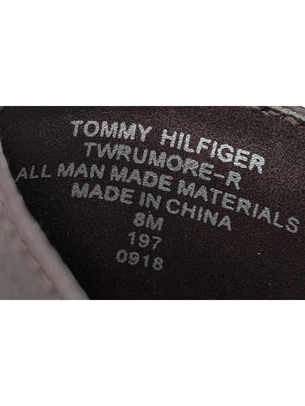 Tommy Hilfiger Women's Dark Brown Ankle Boots with Gold Logo Buckle and Side Zip
